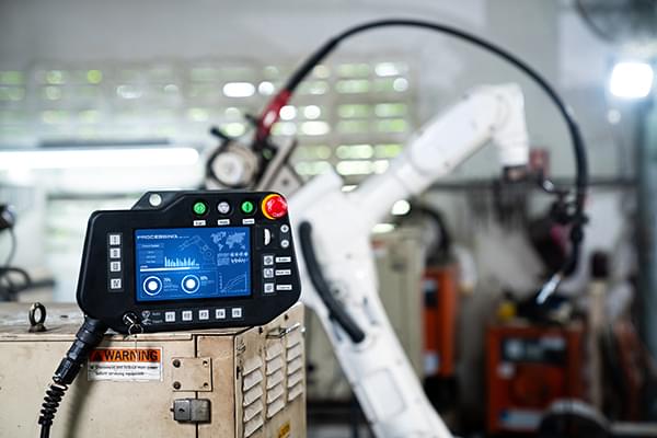 imagen de robots trabajando